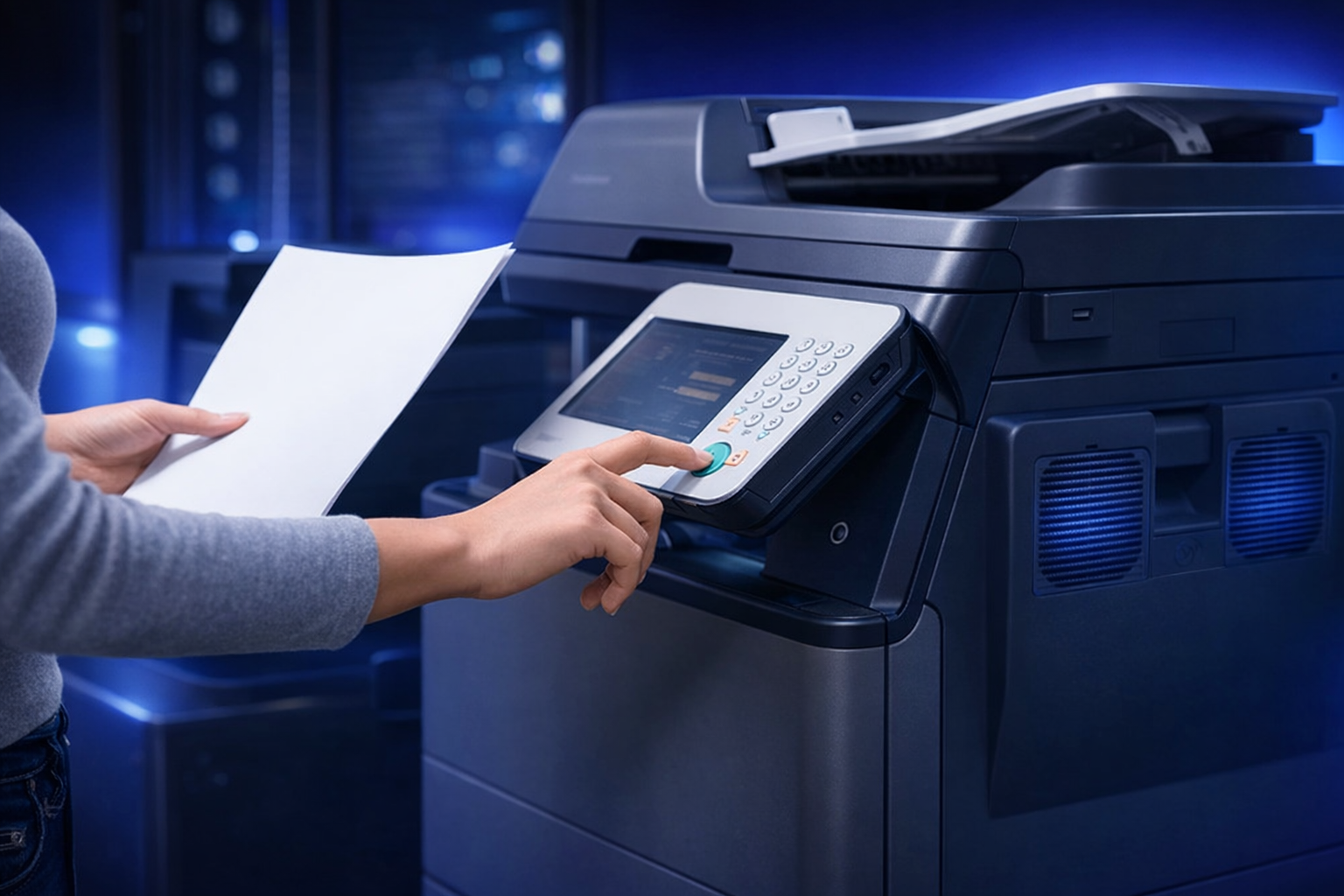 Servicio de fotocopias y escaneo para conductores